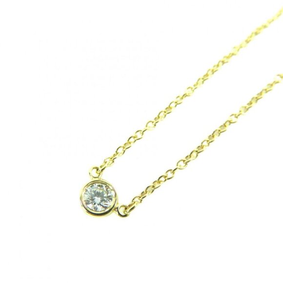 Tiffany & Co. Jewelry - Tiffany & Co. Elsa Peretti By The Yard Necklace 18K YG Diamond 0.05ct